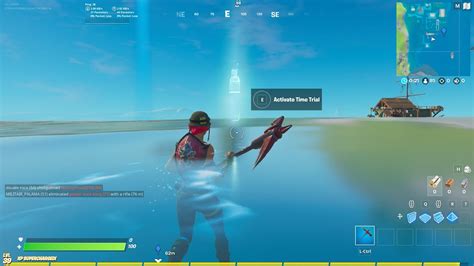 Complete The Swimming Time Trial At Dirty Docks Location Fortnite