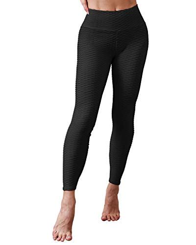 Normov Women S Non See Through Butt Lifting Honeycomb Yoga Pants High