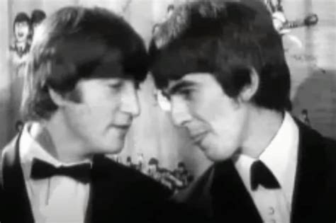 John Lennon Can Make George Harrison Laugh So Hard He Can't Play Guitar