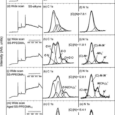 Xps Wide Scan C S And N S Core Level Spectra Of The Ac