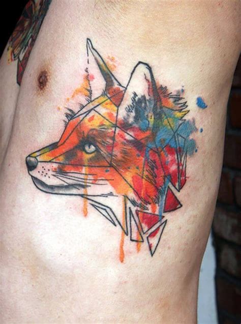 Fox Geometric Tattoo Images The Style Inspiration