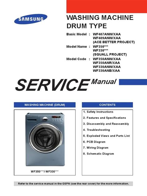 Samsung Washer Manuals