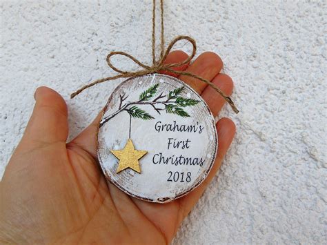 Baby S St Christmas Baby S First Christmas Ornament Etsy