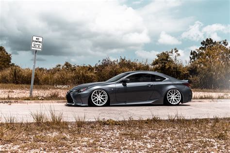 Bagged Lexus Rc F Sport On Velgen Wheels Vmb Matte Sil Flickr