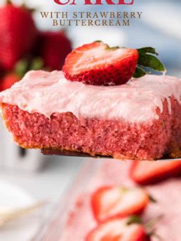 Easy Strawberry Cake Tidymom