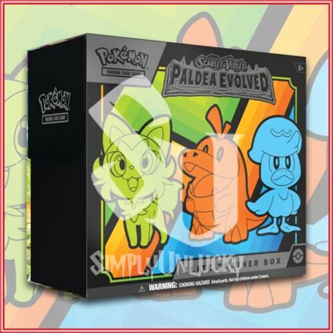 Pokemon Tcg Paldea Evolved Elite Trainer Box Etb Booster Packs