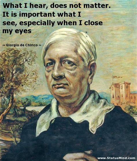 Giorgio de Chirico Quotes. QuotesGram