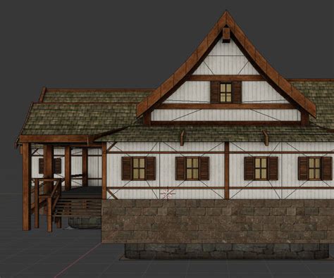 Artstation Medieval Inn Game Assets