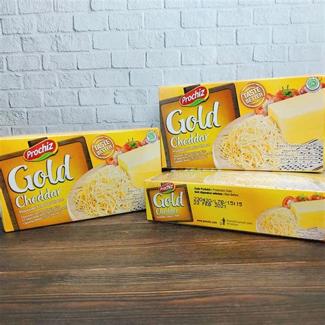 PROCHIZ GOLD 170GR CHEDDAR CHEESE KEJU Shopee Indonesia