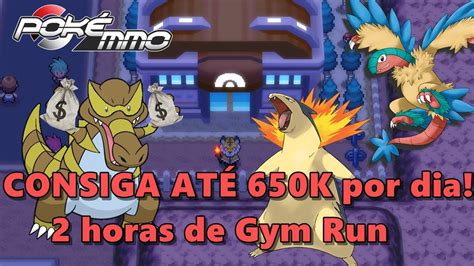 PokeMMO Rota de Gym run atualizada Melhor método de ganhar dinheiro