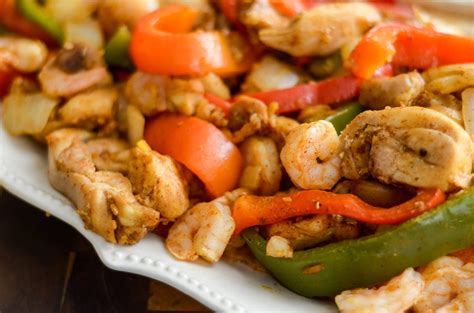 Air Fryer Chicken And Shrimp Fajitas Air Fryer Fanatics