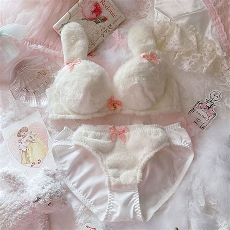 Rabbit Plush Bra Lingeries Set Ad12823 Andester