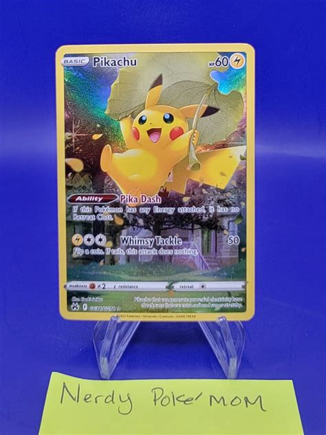 Pok Mon Tcg Pikachu Crown Zenith Galarian Gallery Gg Gg Holo Holo