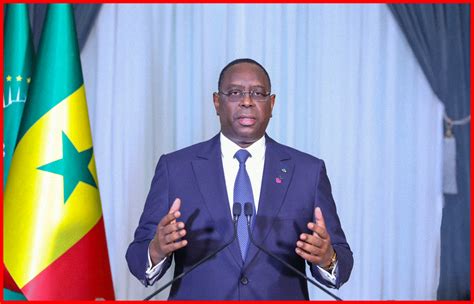 Macky Sall Compte Sadresser à La Nation Senegal7