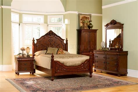 Antique Wood Bedroom Furniture