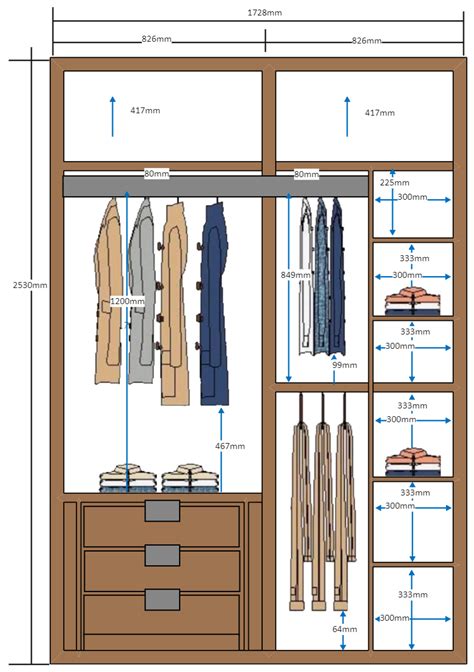 Wardrobe Closet Plan Edrawmax Free Templates And Examples Closet