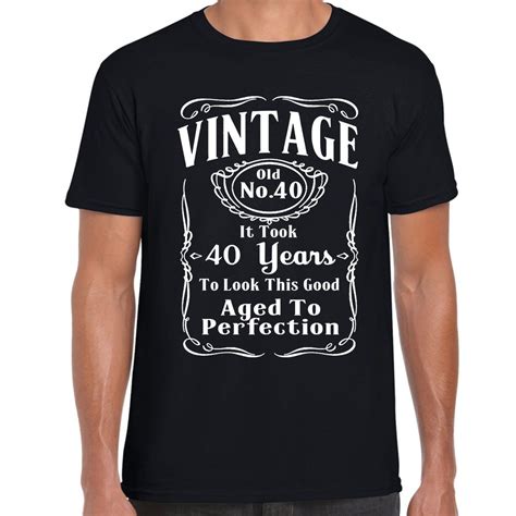 Grabmybits Vintage Eme Anniversaire T Shirt Dr Le Cadeau G De