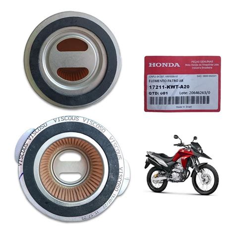 Filtro De Ar Xre Viscoso Original Honda Shopee Brasil