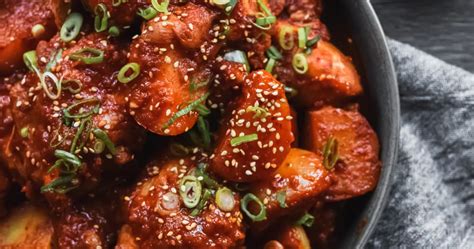 Dak Dori Tang Korean Spicy Braised Chicken Punchfork