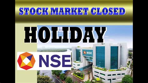 Stock Market Holidays NSE HOLIDAYS YouTube