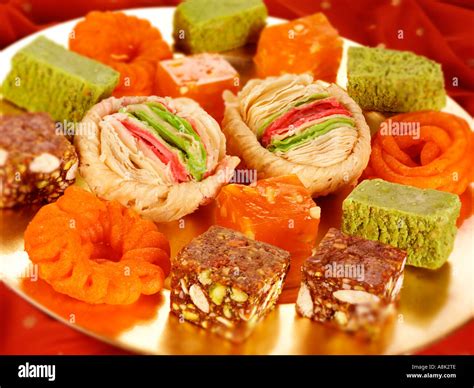 INDIAN SWEETS SELECTION Stock Photo: 6926605 - Alamy