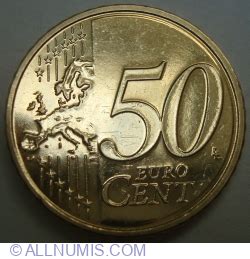 50 Euro Cent 2016 Euro 2002 prezent Luxemburg Monedă 44283