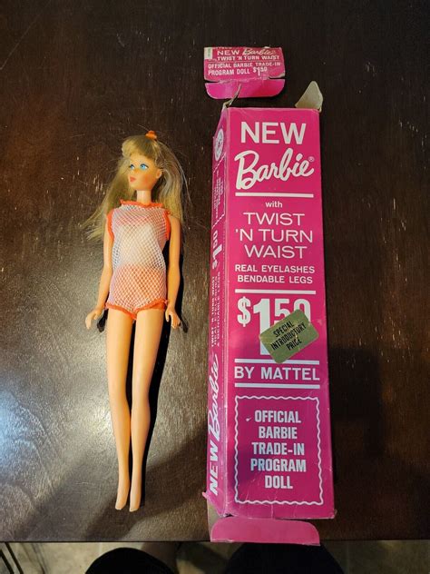 VINTAGE BARBIE TNT Twist N Turn Trade In Program Baggie DOLL NRFB MIB