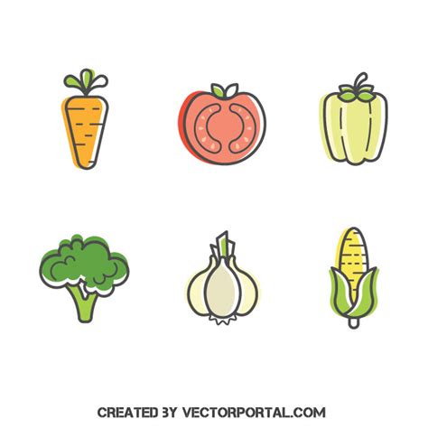 Vegetables Icons Royalty Free Stock Svg Vector And Clip Art