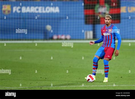 Ronald Araujo Of Fc Barcelona In Action During The Joan Gamper Trophy