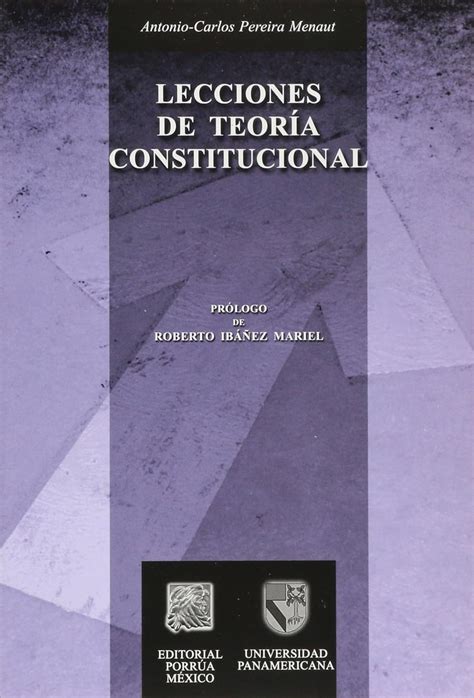 Lecciones De Teoria Constitucional Portada Puede Variar Biblioteca