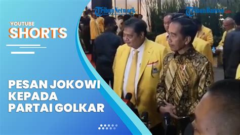 Hadiri Hut Ke Partai Golkar Jokowi Yakin Golkar Tidak Sembrono