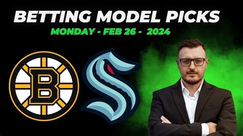 NHL Picks Today 2 26 2024 Bruins Vs Kraken Prediction YouTube