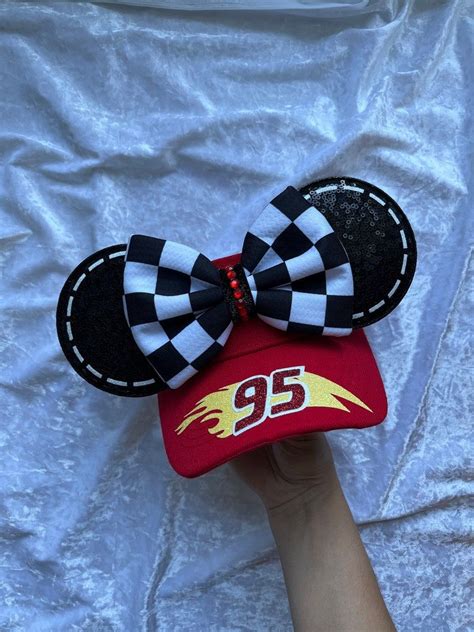 Cars Inspired Visor Disney Visor Disney Parks Essentials Etsy Disney