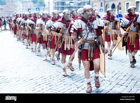 History Roman Re Enactors Festival Stock Photo Alamy