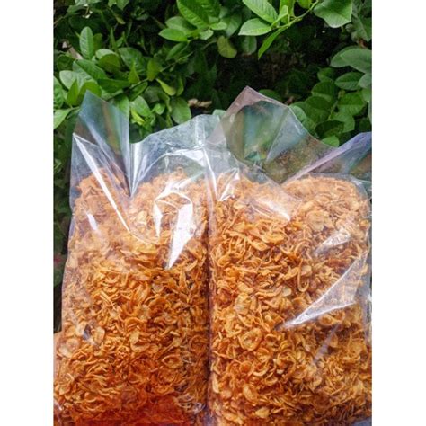 Jual BRAMBANG GORENG 1KG Bawang Goreng Tanpa Tepung Shopee Indonesia