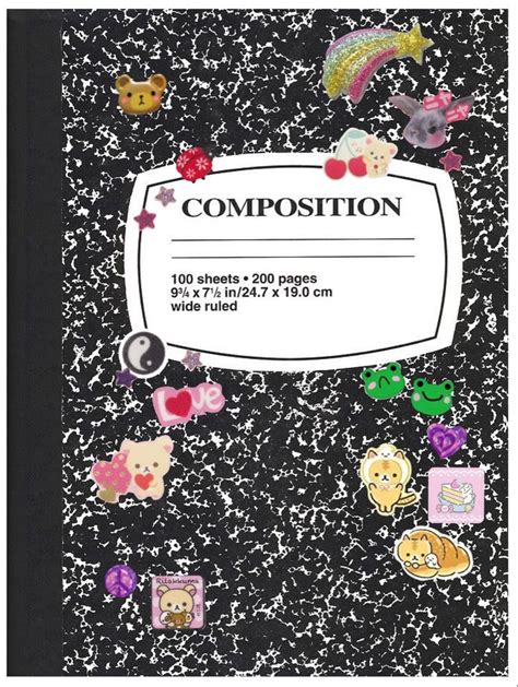 Composition Notebook Ipad Wallpaper Book Cover Art Diy Ipad