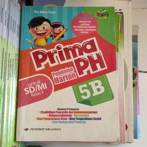 Jual Buku Prima Ph Penilaian Harian A B Sd Mi Kelas V K