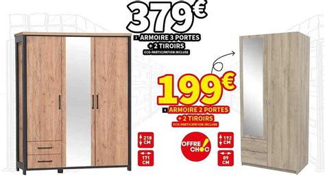 Promo Armoire Portes Tiroirs Chez Conforama Icatalogue Fr