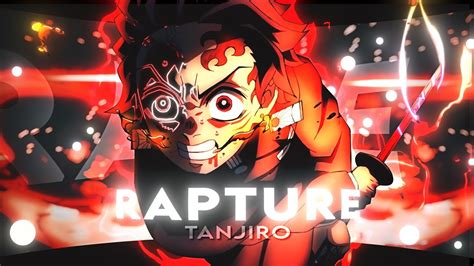 TANJIRO VS HANTENGU Interworld RAPTURE EDIT AMV YouTube