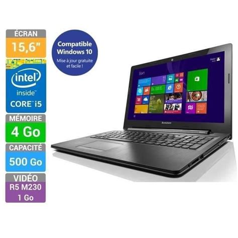 Lenovo Pc Portable Ideapad G50 70 Core I5 156 Prix Pas Cher