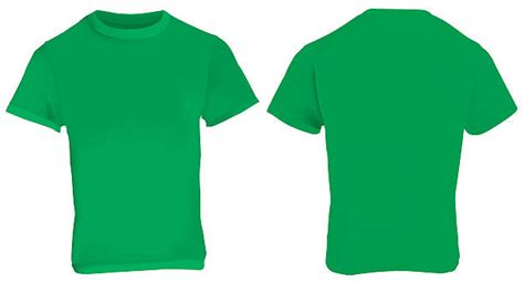 Green T Shirt Mock Up Front And Back View Plain Green 44 Off