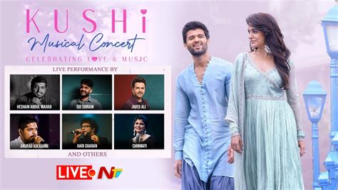 Kushi Pre Release Event Live Vijay Deverakonda Samantha Ntv Youtube