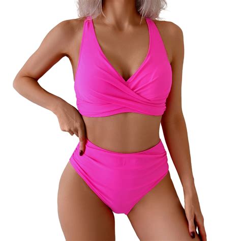 Great Warehouse Dkinjom Woman New Split Wrap Hollow Out Bikini Solid