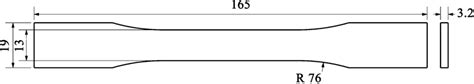 Schematic Of Tensile Test Sample According To Astm D638 Standard Download Scientific Diagram