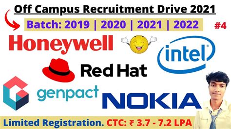 Latest Off Campus Recruitment Batch Intel