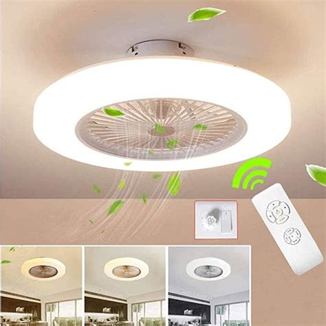 YZSJ Moderno Plafoniera LED Ventilatore A Soffitto Con Luce E