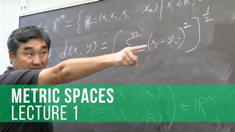 Metric Spaces Definition And Examples Youtube