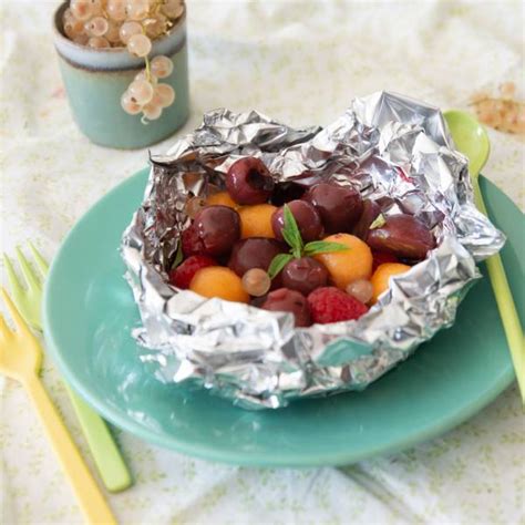 Recette De Cuisine Papillotes De Fruits Au Vin Rouge La Villageoise