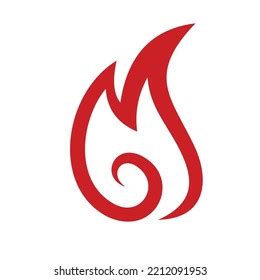 Fire Vector Logo Design Template Stock Vector (Royalty Free) 2212091953 ...