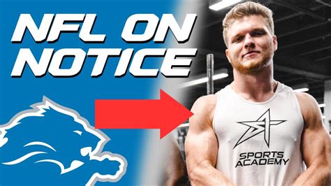 Detroit Lions Aiden Hutchinson Looking Jacked In Workouts YouTube